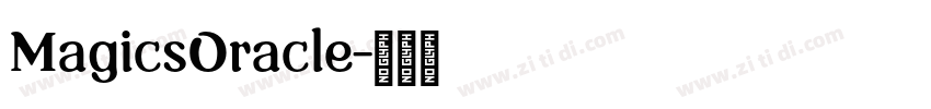 MagicsOracle字体转换