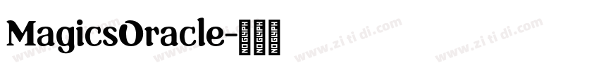 MagicsOracle字体转换