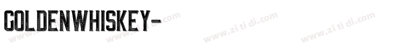 GoldenWhiskey字体转换