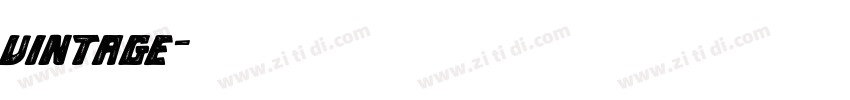 vintage字体转换