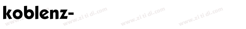 koblenz字体转换