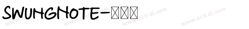 SwungNote字体转换