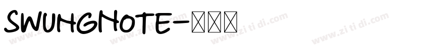 SwungNote字体转换