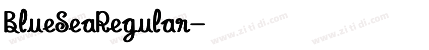 BlueSeaRegular字体转换