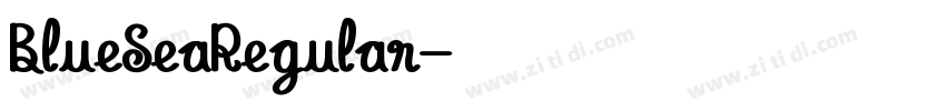 BlueSeaRegular字体转换