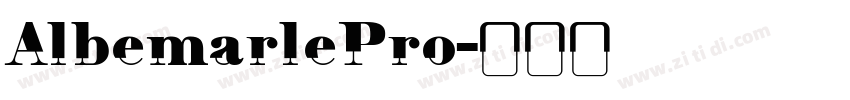 AlbemarlePro字体转换