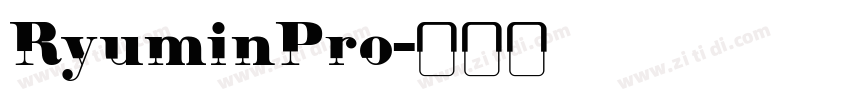 RyuminPro字体转换