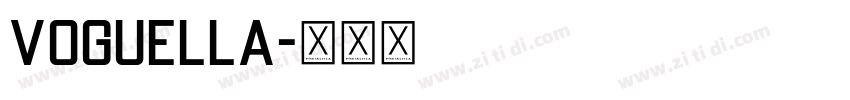 Voguella字体转换