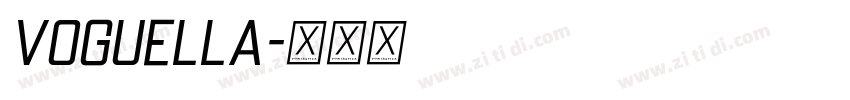 Voguella字体转换
