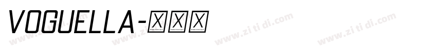 Voguella字体转换
