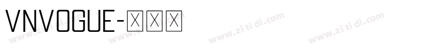 VnVogue字体转换