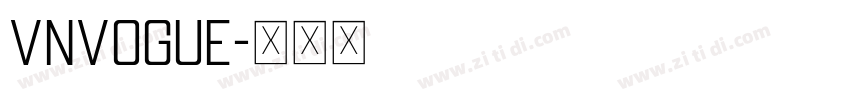 VnVogue字体转换