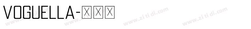 Voguella字体转换