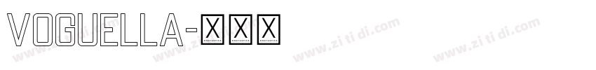 Voguella字体转换