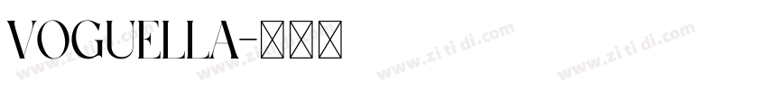 Voguella字体转换
