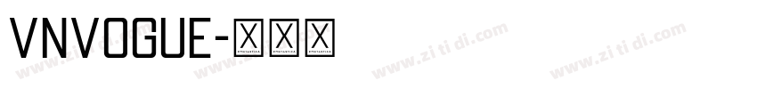 VnVogue字体转换