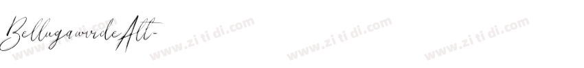 BellugawvideAlt字体转换