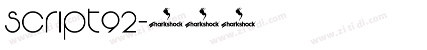 Script92字体转换