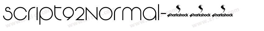 Script92Normal字体转换