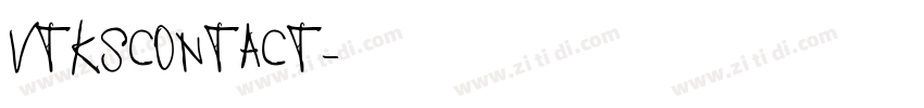 VTKSCONTACT字体转换
