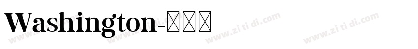 Washington字体转换