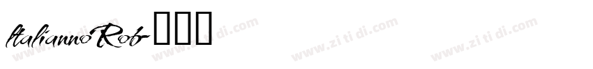 ltaliannoRob字体转换