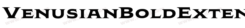 VenusianBoldExtended字体转换