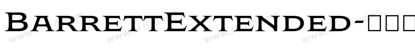BarrettExtended字体转换