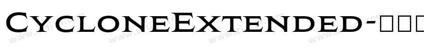 CycloneExtended字体转换
