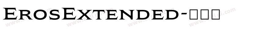 ErosExtended字体转换