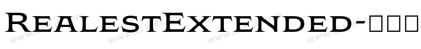 RealestExtended字体转换