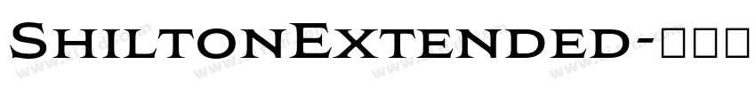 ShiltonExtended字体转换