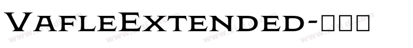 VafleExtended字体转换