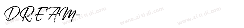 DREAM字体转换