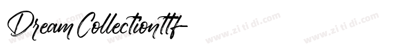 DreamCollectionttf字体转换