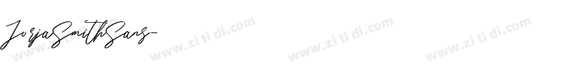 JorjaSmithSans字体转换