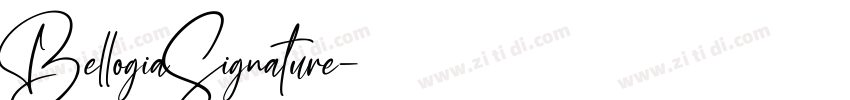 BellogiaSignature字体转换
