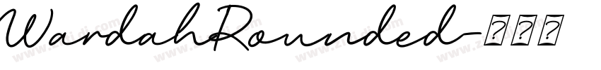 WardahRounded字体转换 WardahRounded字体转换