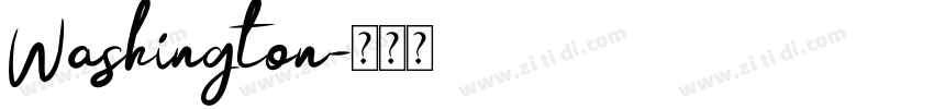 Washington字体转换