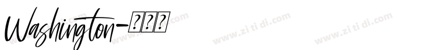 Washington字体转换