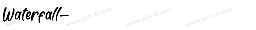Waterfall字体转换