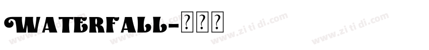 Waterfall字体转换