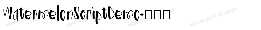 WatermelonScriptDemo字体转换