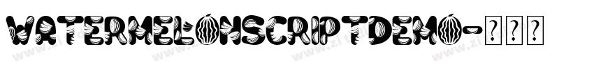WatermelonScriptDemo字体转换