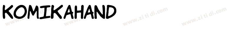 KomikaHand字体转换 KomikaHand字体转换