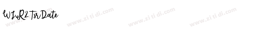 WIR2TsrDate字体转换