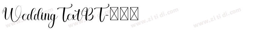 WeddingTextBT字体转换