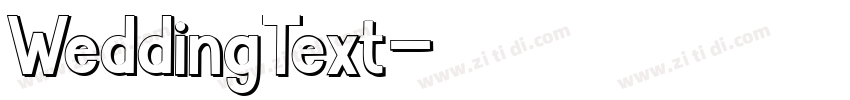 WeddingText字体转换