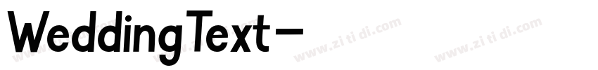 WeddingText字体转换