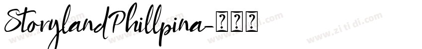StorylandPhillpina字体转换